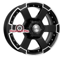 K&K 7x16/6x139,7 ET30 D93,1 M56 (КС593) Алмаз черный