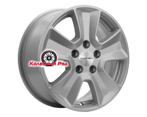 Купить диски Khomen Wheels 6,5x16/5x114,3 ET46 D67,1 KHW1601 (Mitsubishi) F-Silver-FP от производителя Khomen Wheels в Казани