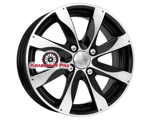 Купить диски K&K 6x15/4x100 ET48 D60,1 Джемини (КС617) Алмаз черный от производителя K&K в Казани