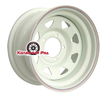 Off-Road Wheels 7x16/5x139,7 ET0 D110 УАЗ (треуг. мелкий) белый