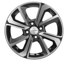 Khomen Wheels 6x15/4x100 ET37 D60,1 KHW1501 (XRay) Black-FP