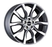 MAK 9,5x21/5x114,3 ET48 D76 Koln Gunmetal Mirror Face