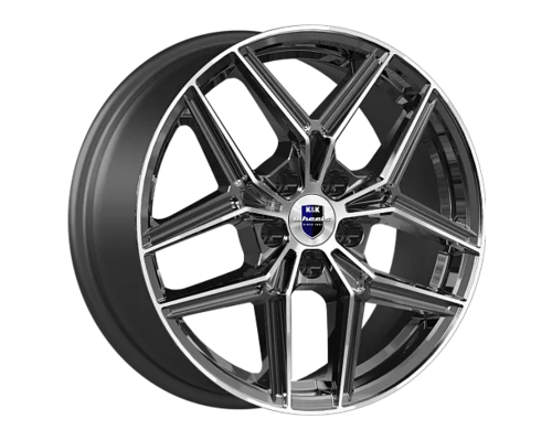 Купить диски K&K 7x17/5x114,3 ET50 D66,1 Юнион (КС1025) Алмаз черный от производителя K&K в Казани