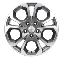 Khomen Wheels 6,5x17/5x114,3 ET50 D66,1 KHW1711 (Arkana/Kaptur) Gray-FP