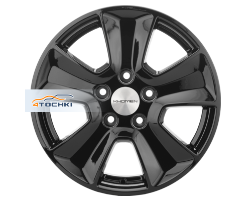 Купить диски Khomen Wheels 6,5x16/5x114,3 ET50 D66,1 KHW1601 (Renault/Nissan) Black от производителя Khomen Wheels в Казани