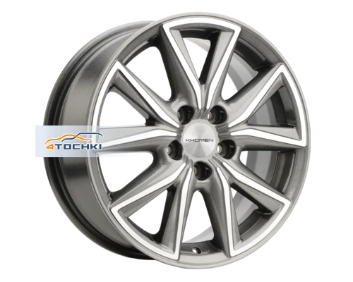 Купить диски Khomen Wheels 7x17/5x108 ET40 D54,1 KHW1706 (Jac/Москвич 3) Gray-FP от производителя Khomen Wheels в Казани