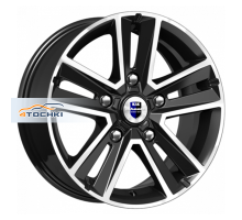 K&K 6,5x16/5x139,7 ET40 D98 Арена (КС864) Алмаз черный SK