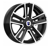 K&K 6,5x16/5x139,7 ET40 D98 Арена (КС864) Алмаз черный SK