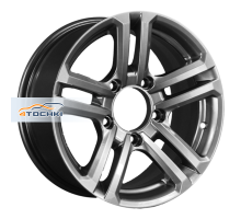 K&K 7x16/5x139,7 ET5 D110,1 Палладика (КС591М) Дарк платинум