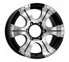 K&K 7x15/6x139,7 ET-5 D108,5 Байконур (КС473) Алмаз черный