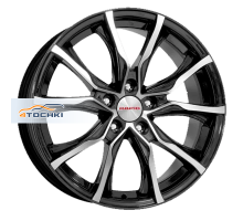 K&K 7,5x17/5x108 ET50 D63,35 Твист (КС697М) Алмаз черный