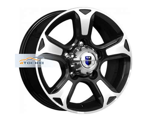 Купить диски K&K 7x16/5x139,7 ET35 D98 Атлант (КС757) Алмаз черный от производителя K&K в Казани