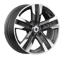 K&K 7x16/5x114,3 ET35 D66,1 Висмут (КС1009) Алмаз черный