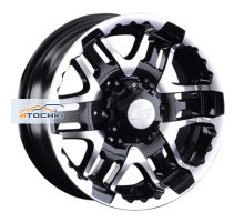 LS 8x16/6x139,7 ET0 D106,1 894 BKF (конус, Колпак+лого)