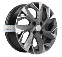 Khomen Wheels 5,5x14/4x100 ET43 D67,1 KHW1402 (Solaris/Logan/Rio) Gray-FP