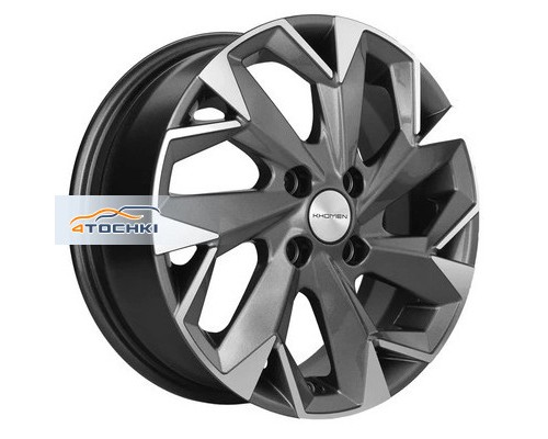 Купить диски Khomen Wheels 5,5x14/4x100 ET43 D67,1 KHW1402 (Solaris/Logan/Rio) Gray-FP от производителя Khomen Wheels в Казани Купить диски Khomen Wheels 5,5x14/4x100 ET43 D67,1 KHW1402 (Solaris/Logan/Rio) Gray-FP от производителя Khomen Wheels в Казани