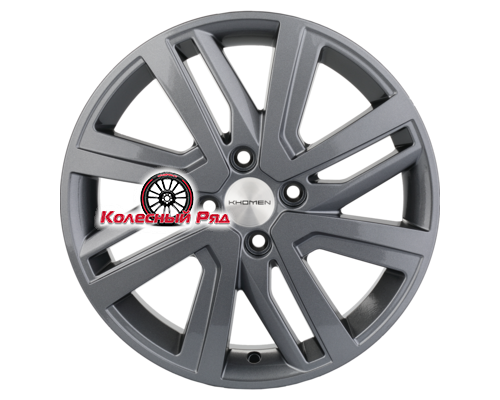 Купить диски Khomen Wheels 6x16/4x100 ET50 D60,1 KHW1609 (Vesta/Largus) Gray от производителя Khomen Wheels в Казани