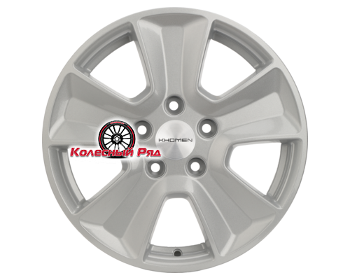 Купить диски Khomen Wheels 6,5x16/5x114,3 ET50 D66,1 KHW1601 (Renault/Nissan) F-Silver от производителя Khomen Wheels в Казани