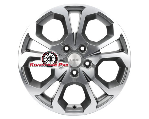 Купить диски Khomen Wheels 6,5x17/5x114,3 ET50 D66,1 KHW1711 (Arkana/Kaptur) Gray-FP от производителя Khomen Wheels в Казани