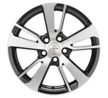 Khomen Wheels 7x17/5x114,3 ET38 D67,1 KHW1704 (Outlander) Black-FP