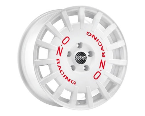 Купить диски OZ 8x17/5x100 ET48 D68 Rally Racing Race White + Red Lettering от производителя OZ в Казани