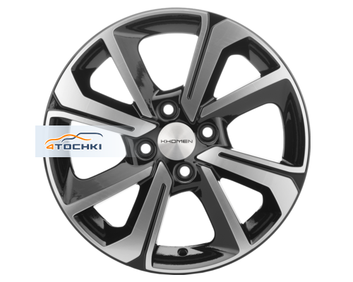 Купить диски Khomen Wheels 6x15/4x100 ET48 D54,1 KHW1501 (Rio/Solaris) Black-FP от производителя Khomen Wheels в Казани Купить диски Khomen Wheels 6x15/4x100 ET48 D54,1 KHW1501 (Rio/Solaris) Black-FP от производителя Khomen Wheels в Казани