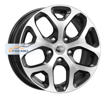 K&K 6,5x16/4x100 ET43 D60,1 КС869 Алмаз черный