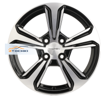 Khomen Wheels 6x15/4x100 ET50 D60,1 KHW1502 (Vesta) Black-FP