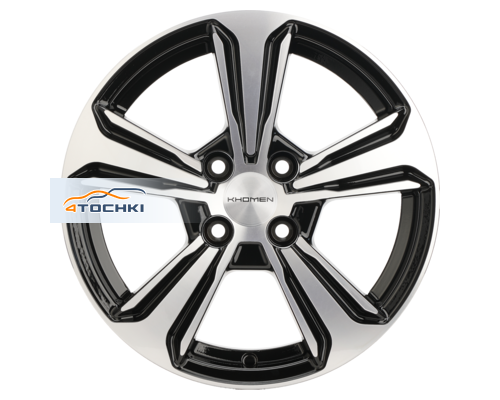 Купить диски Khomen Wheels 6x15/4x100 ET50 D60,1 KHW1502 (Vesta) Black-FP от производителя Khomen Wheels в Казани