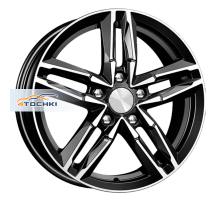 K&K 6x16/5x110 ET45 D63,35 Sayan (КС731M) Алмаз черный