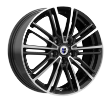 K&K 7x17/4x100 ET45 D67,1 Эрфурт (КС903) Алмаз черный
