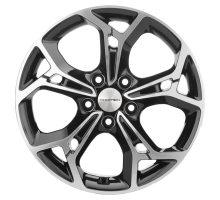 Khomen Wheels 7x17/5x114,3 ET48,5 D67,1 KHW1702 (Sportage) Black-FP