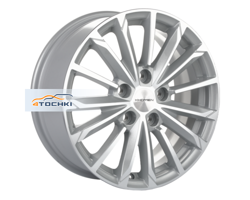 Купить диски Khomen Wheels 6,5x16/5x114,3 ET45 D67,1 KHW1611 (Huyndai/Mazda) F-Silver-FP от производителя Khomen Wheels в Казани