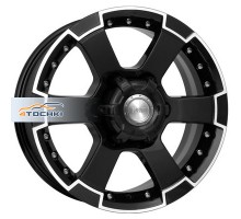 K&K 7x16/6x139,7 ET30 D93,1 M56 (КС593) Алмаз черный