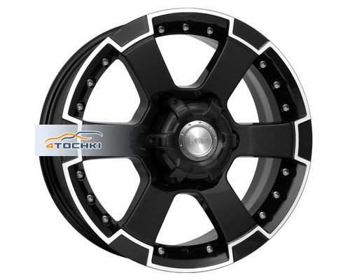 Купить диски K&K 7x16/6x139,7 ET30 D93,1 M56 (КС593) Алмаз черный от производителя K&K в Казани