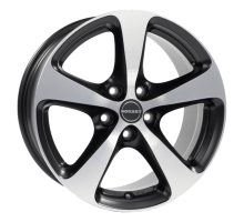 Borbet 7x16/5x115 ET40 D70,1 CC Black Polished Glossy