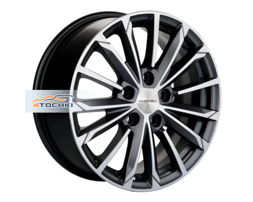 Купить диски Khomen Wheels 6,5x16/5x108 ET50 D63,3 KHW1611 (Focus) Gray-FP от производителя Khomen Wheels в Казани Купить диски Khomen Wheels 6,5x16/5x108 ET50 D63,3 KHW1611 (Focus) Gray-FP от производителя Khomen Wheels в Казани