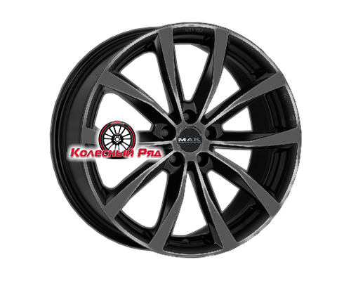 Купить диски MAK 7,5x17/5x108 ET45 D72 Wolf Gloss Black от производителя MAK в Казани