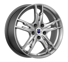 K&K 7x17/4x100 ET43 D60,1 Солар-оригинал (КС875) Дарк платинум