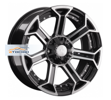 LS 9x20/6x139,7 ET20 D106,1 1293 BKF (конус, Колпак+лого)