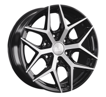 LS 8x18/6x139,7 ET36 D100,1 1303 BKF (конус, Колпак+лого)