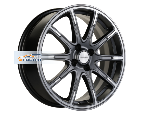 Купить диски Khomen Wheels 6,5x17/4x98 ET38 D58,6 KHW1707 (Lada Granta) Gray-FP от производителя Khomen Wheels в Казани