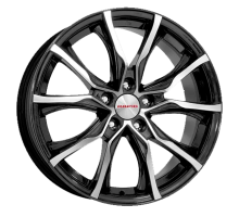 K&K 7,5x17/5x114,3 ET35 D67,1 Твист (КС697М) Алмаз черный