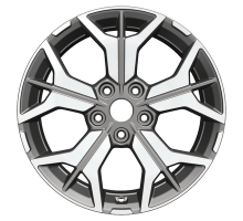 Khomen Wheels 7x17/5x112 ET40 D57,1 KHW1715 (Kodiaq/Tiguan) Gray-FP
