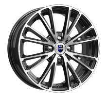 K&K 6x16/4x100 ET41 D60,1 Меандр-оригинал (КС879) Алмаз черный SK
