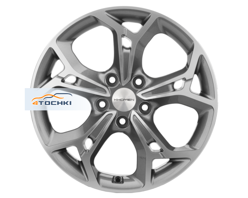 Купить диски Khomen Wheels 7x17/5x112 ET40 D57,1 KHW1702 (Kodiaq/Tiguan) Gray-FP от производителя Khomen Wheels в Казани Купить диски Khomen Wheels 7x17/5x112 ET40 D57,1 KHW1702 (Kodiaq/Tiguan) Gray-FP от производителя Khomen Wheels в Казани
