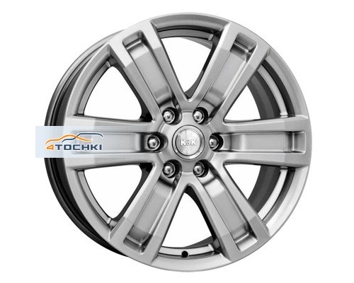 Купить диски K&K 7,5x17/6x139,7 ET43 D108,1 R-7 Рольф (КС457) Дарк платинум от производителя K&K в Казани Купить диски K&K 7,5x17/6x139,7 ET43 D108,1 R-7 Рольф (КС457) Дарк платинум от производителя K&K в Казани
