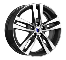 K&K 6,5x16/5x100 ET48 D56,1 Rassvet-оригинал (КС868) Алмаз черный SK