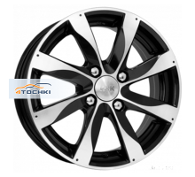 K&K 6x15/4x100 ET37 D60,1 Джемини-оригинал (КС617) Алмаз черный