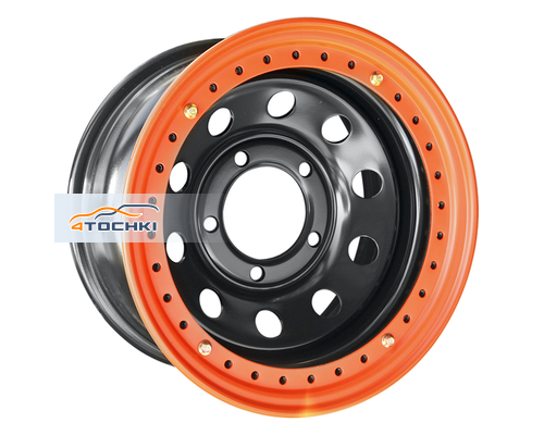 Купить диски Off-Road Wheels 8x16/5x150 ET-3 D113 Тойота Ленд Крузер 100 Черный с бедлоком (оранжевый) от производителя Off-Road Wheels в Казани Купить диски Off-Road Wheels 8x16/5x150 ET-3 D113 Тойота Ленд Крузер 100 Черный с бедлоком (оранжевый) от производителя Off-Road Wheels в Казани
